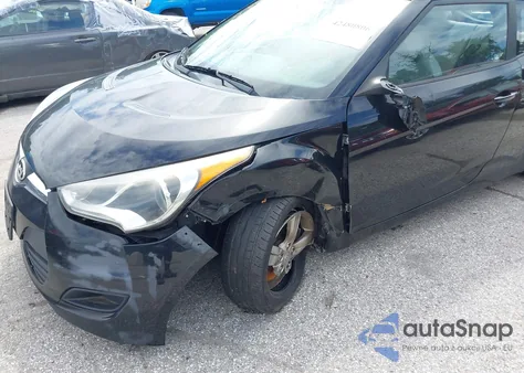 2012 Hyundai Veloster Base W/Gray z USA, uszkodzony, nr VIN KMHTC6AD6CU078431